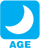 Moon Data (with Moon age and Moon phase indicator) - Display approximate Moon phase based on date differentials.<br> AGE = Moon agea indicator (ERROR: &plusmn3 days)
