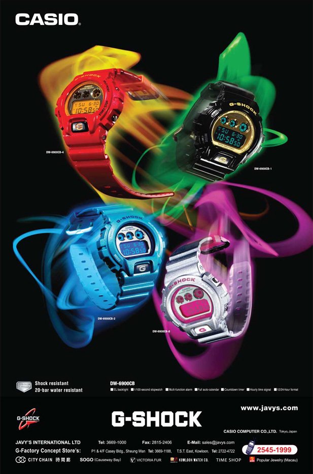 News, MTR 4-Sheet, G-Shock, DW-6900CB-1, DW-6900CB-2, DW-6900CB-4, DW-6900CB-8
